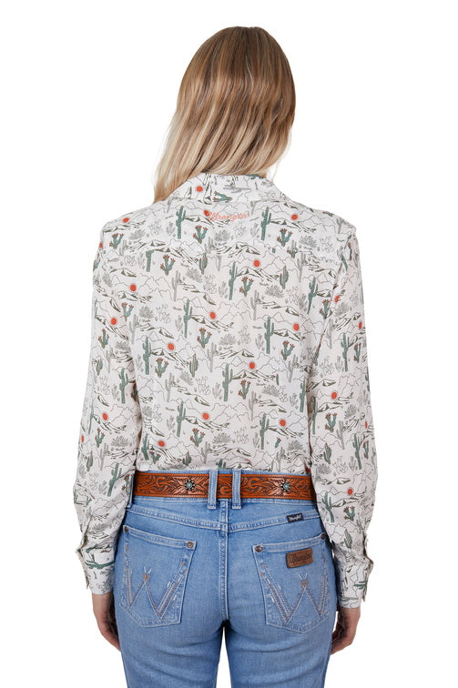 WRANGLER WOMENS SADIE LONG SLEEVE SHIRT