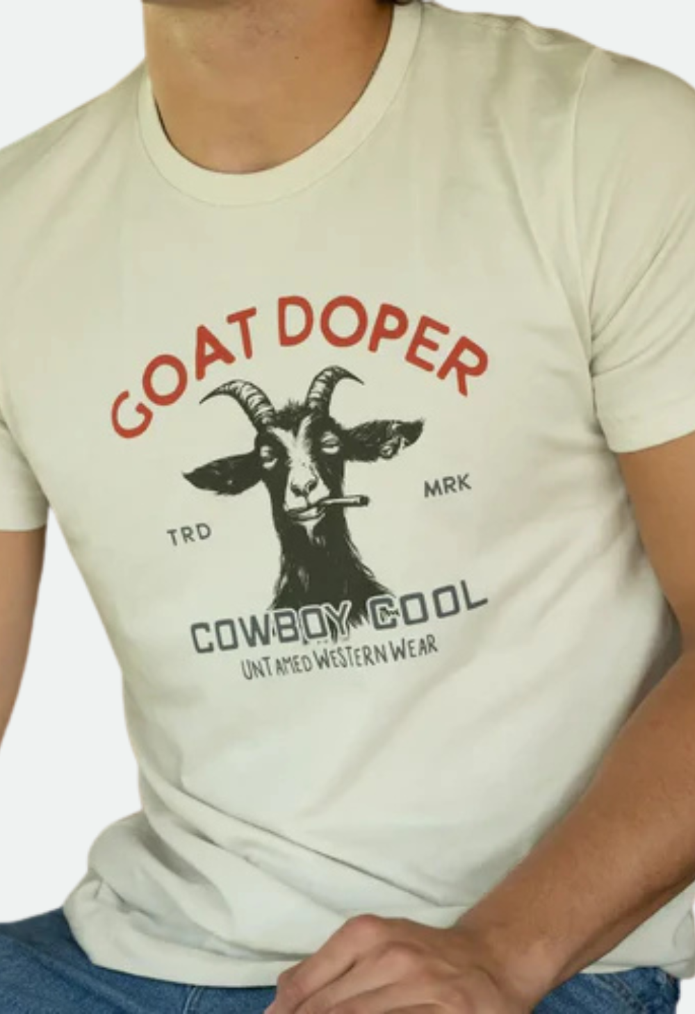Cowboy Cool Men's Goat Doper T-Shirt