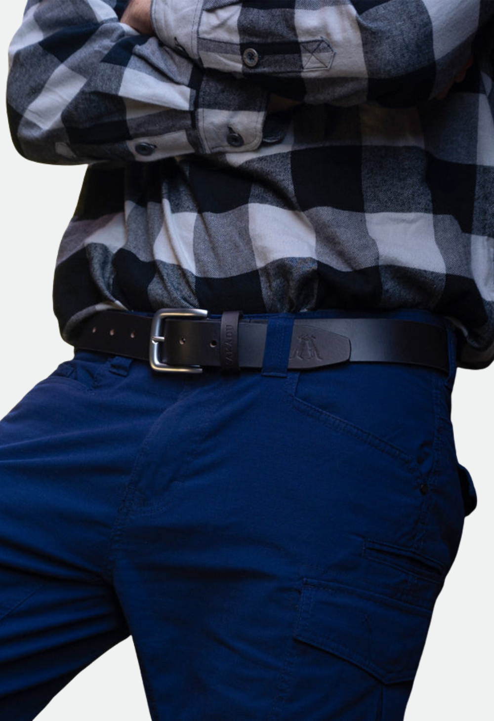 Kakadu Rustler Belt Single Keeper - Black