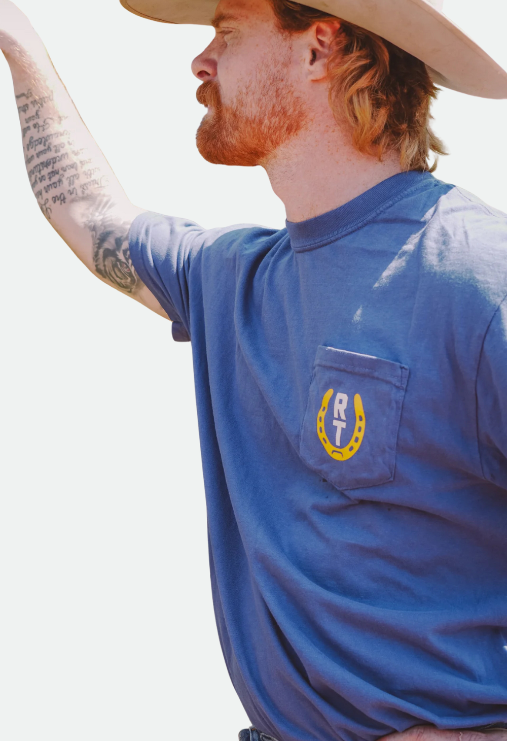 Rodeo Time Leaner Pocket T
