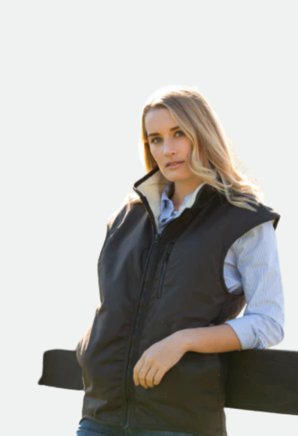 Styx Mill Brown "Shearling" Lined Vest