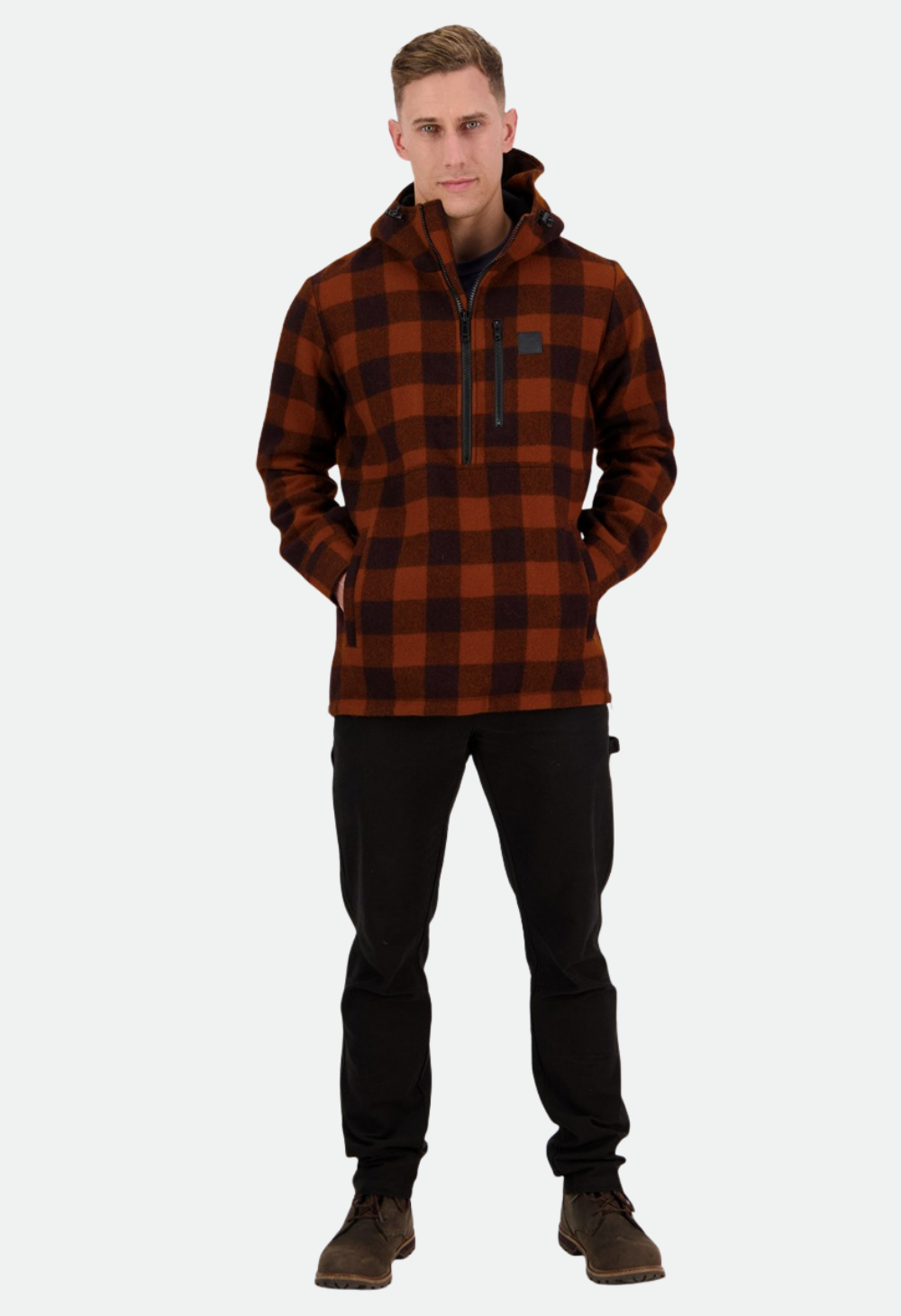 Swanndri Men's Reidston Wool Annorak (Cedar Check)