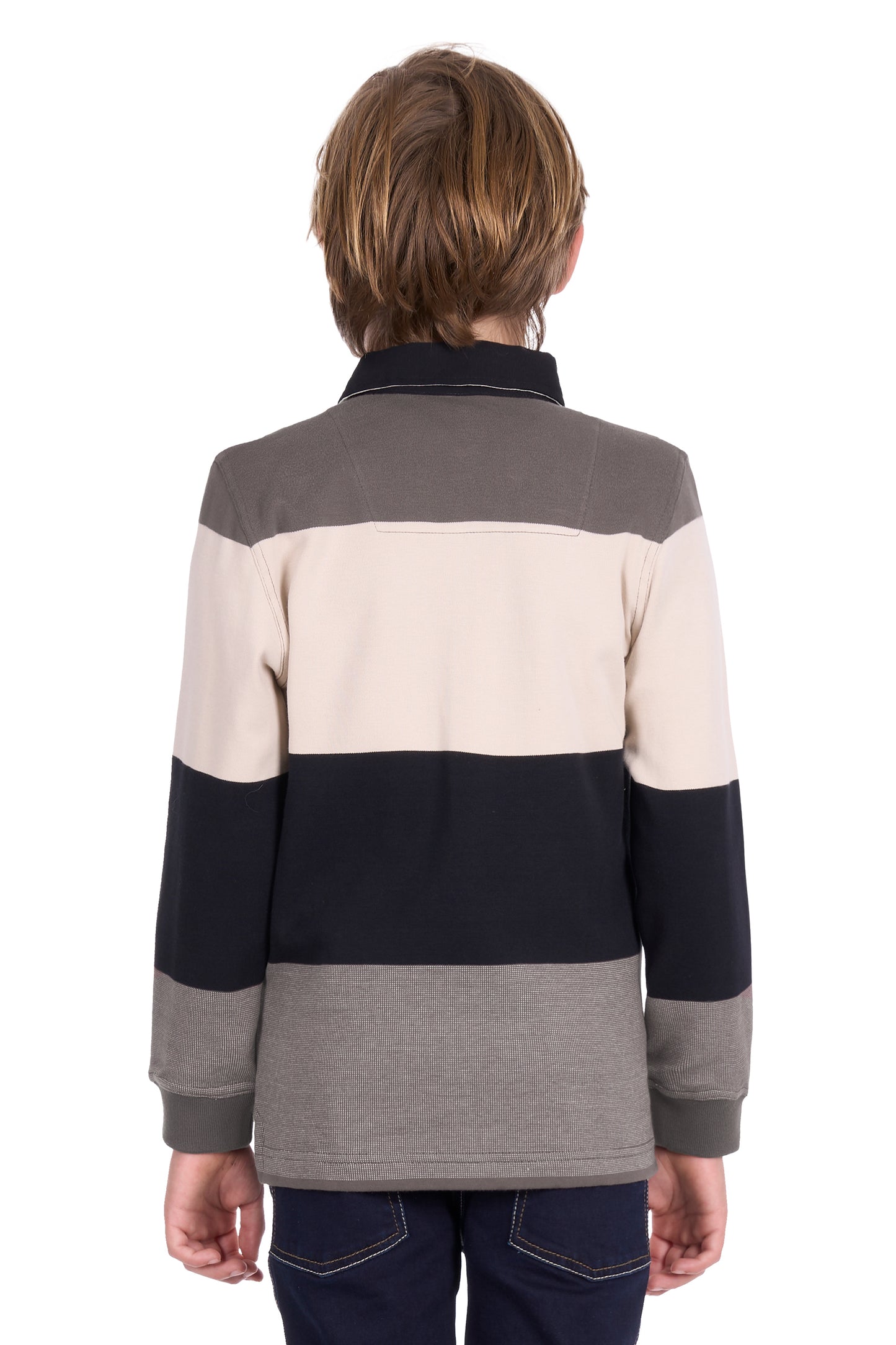 Thomas Cook Boy's Brandon Stripe Rugby