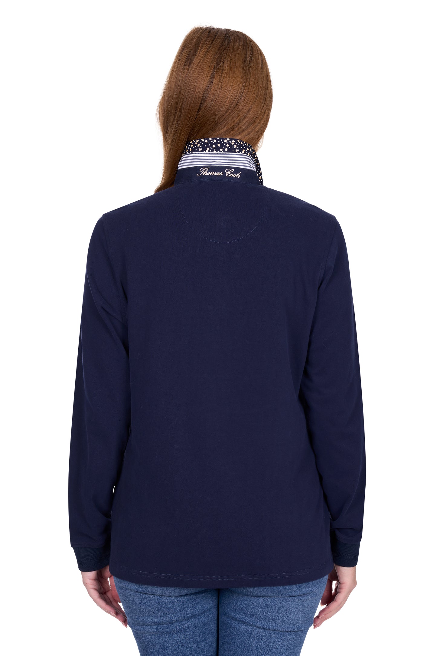 Thomas Cook Women’s Emilia Rugby – Navy / Pink Multi