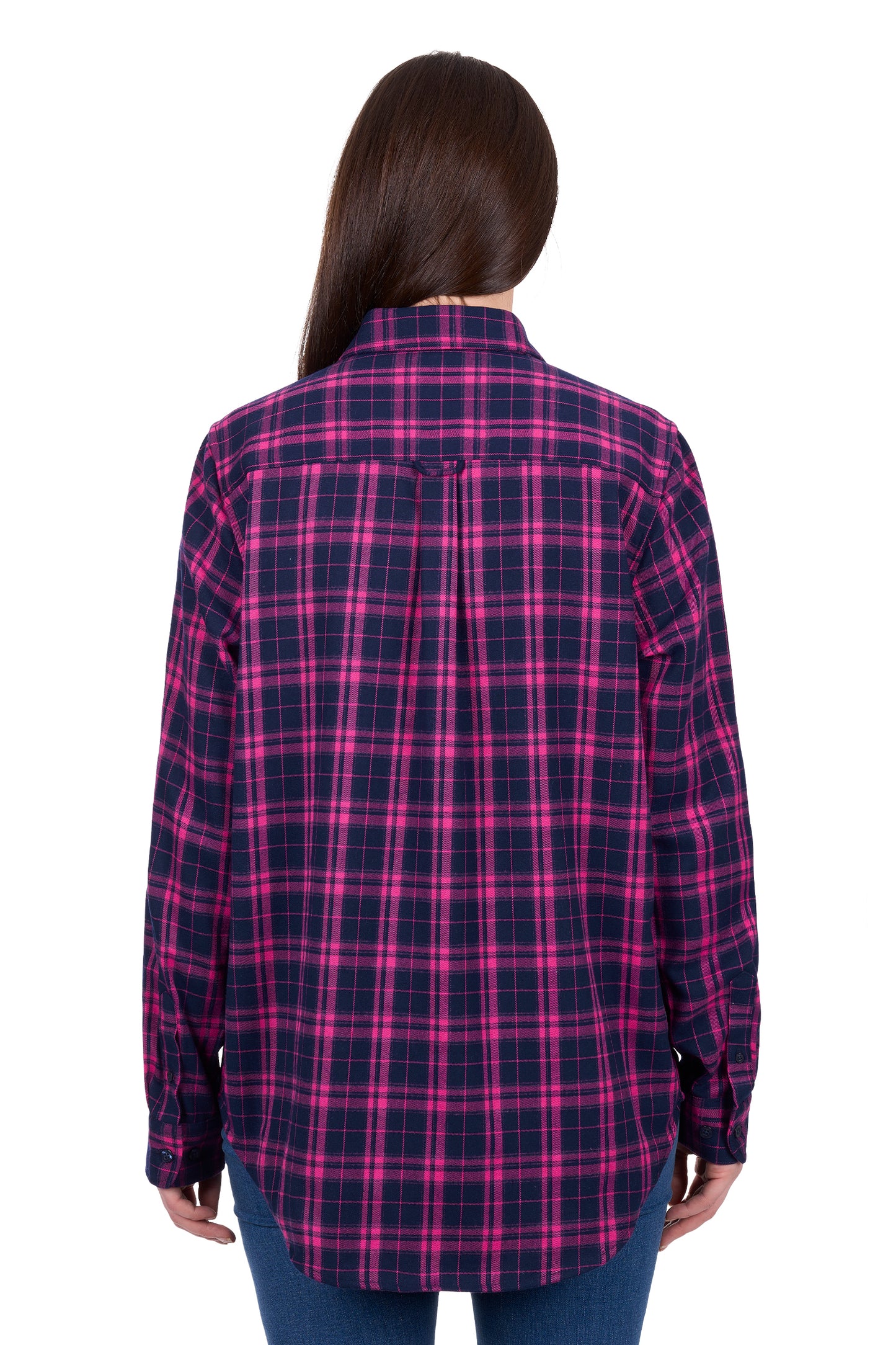 Dux Bak Women's Sybel Thermal Long Sleeve Shirt - Pink/Navy