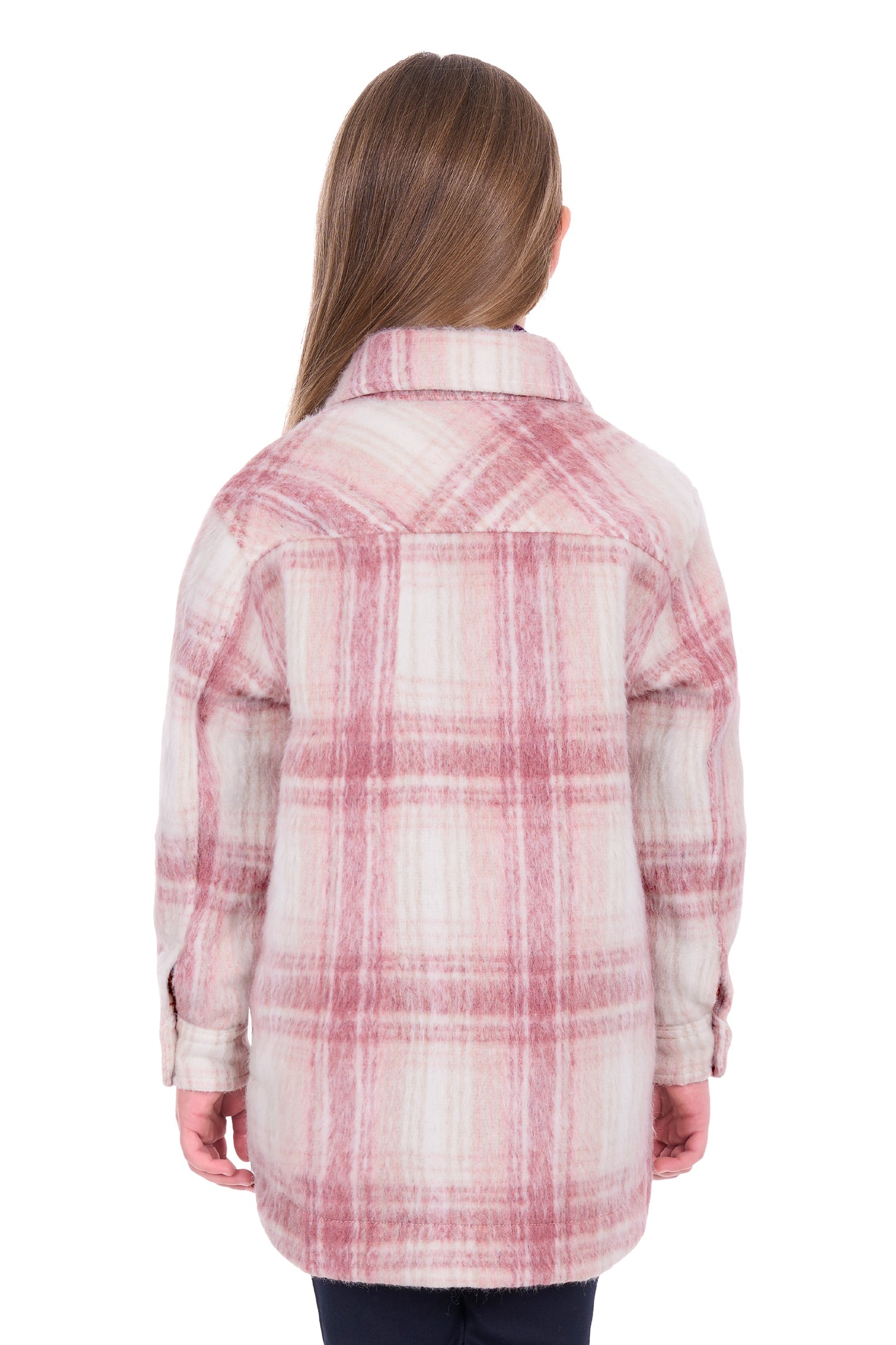 Dux Bak Girl's Elk Overshirt - Pink