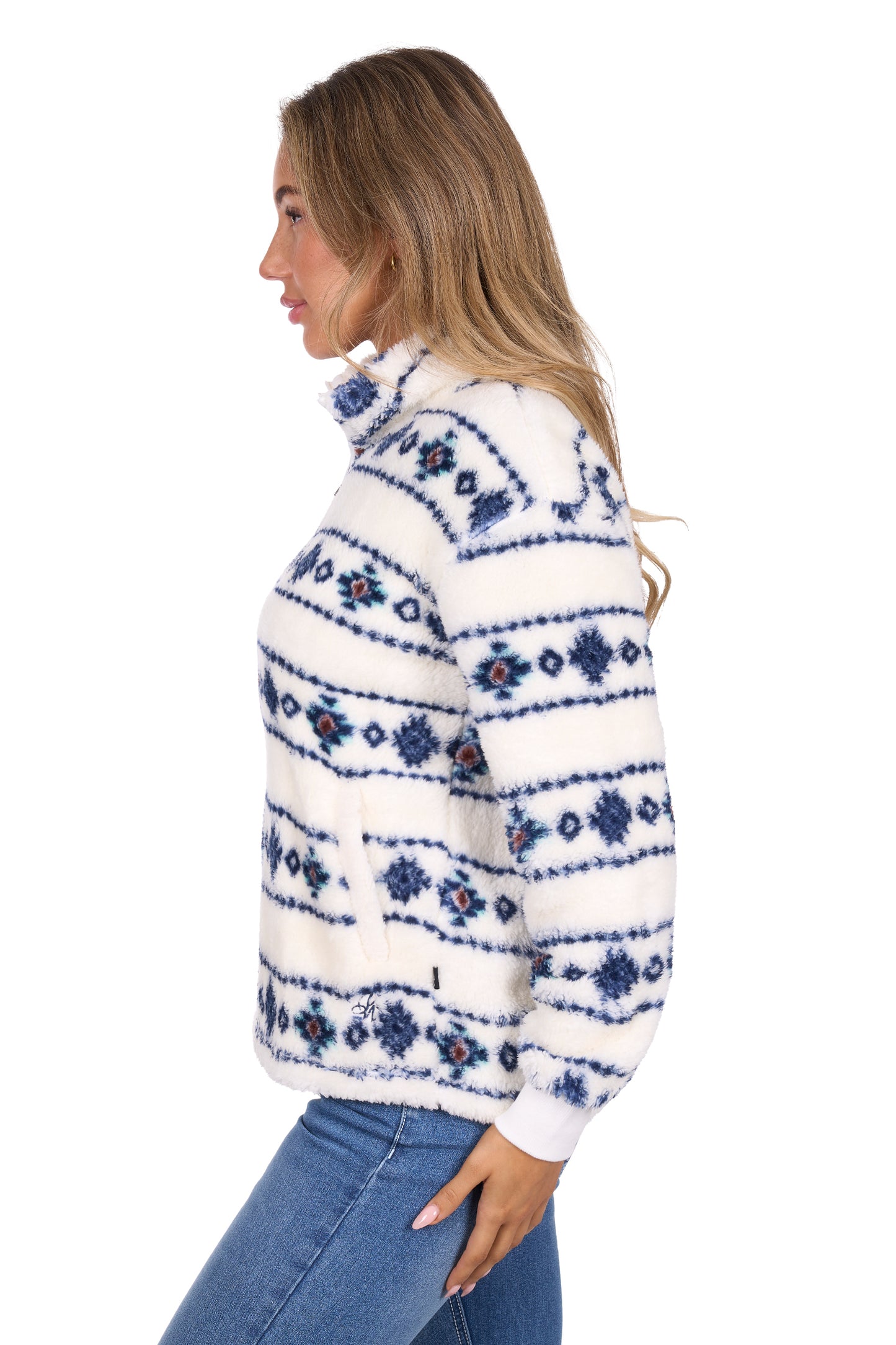 Pure Western Women’s Sharna Fleece Jacket - Ivory