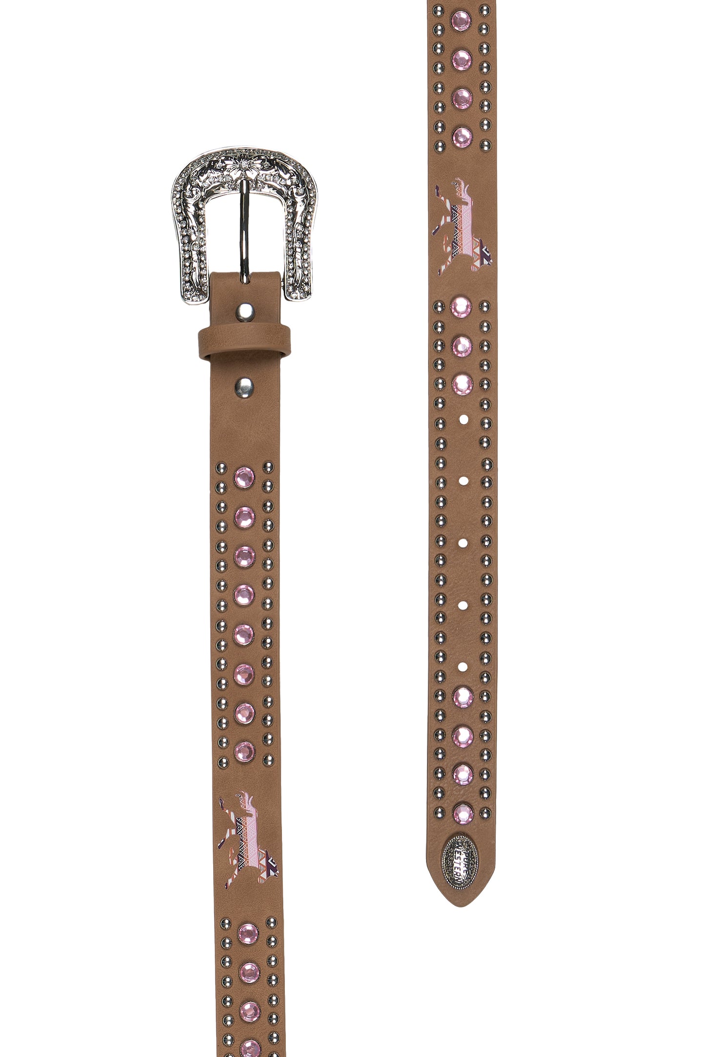Pure Western Girl’s Dimity Belt – Light Tan