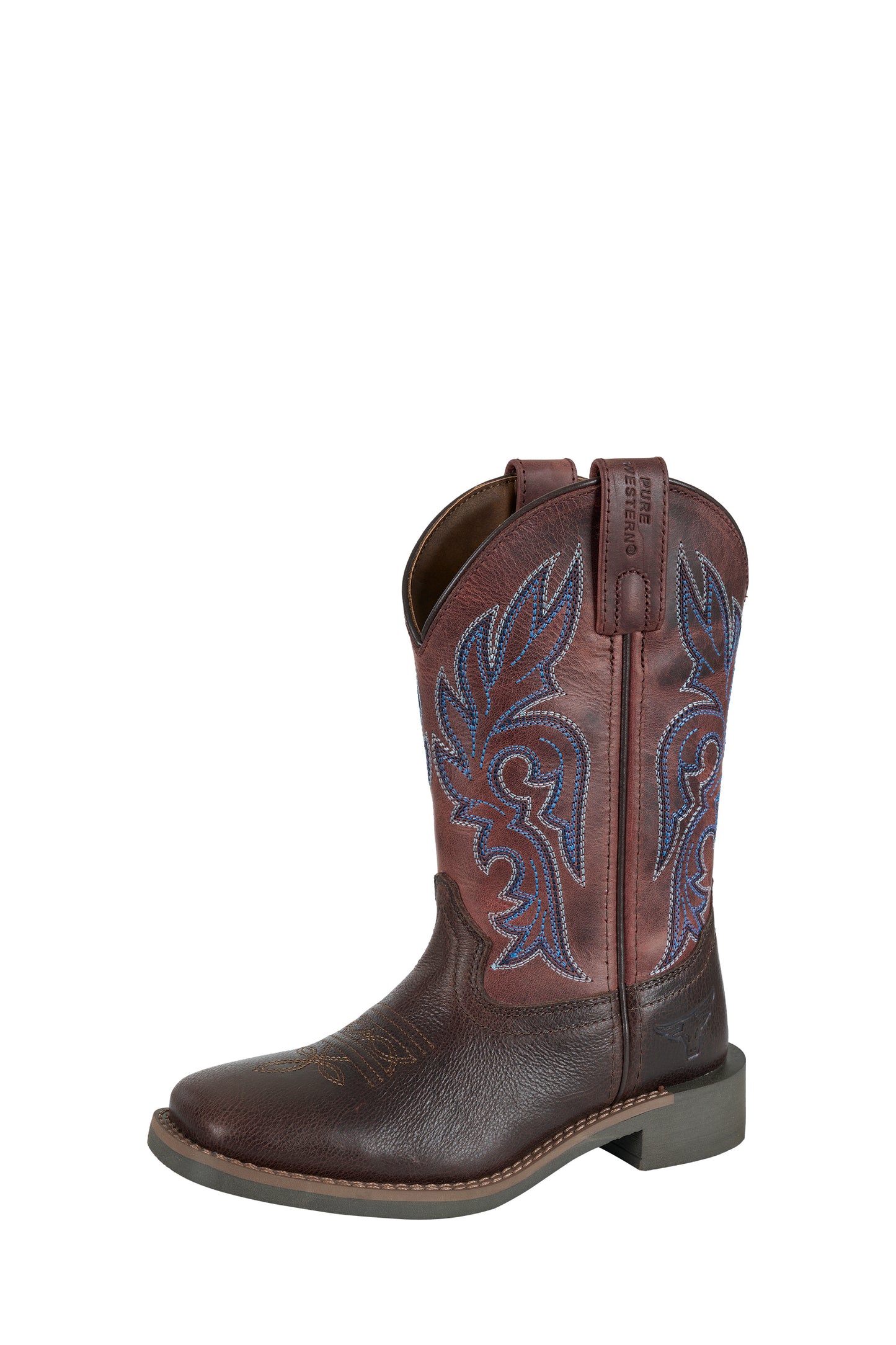 Pure Western Children’s Newton Boot - Chocolate/Rust
