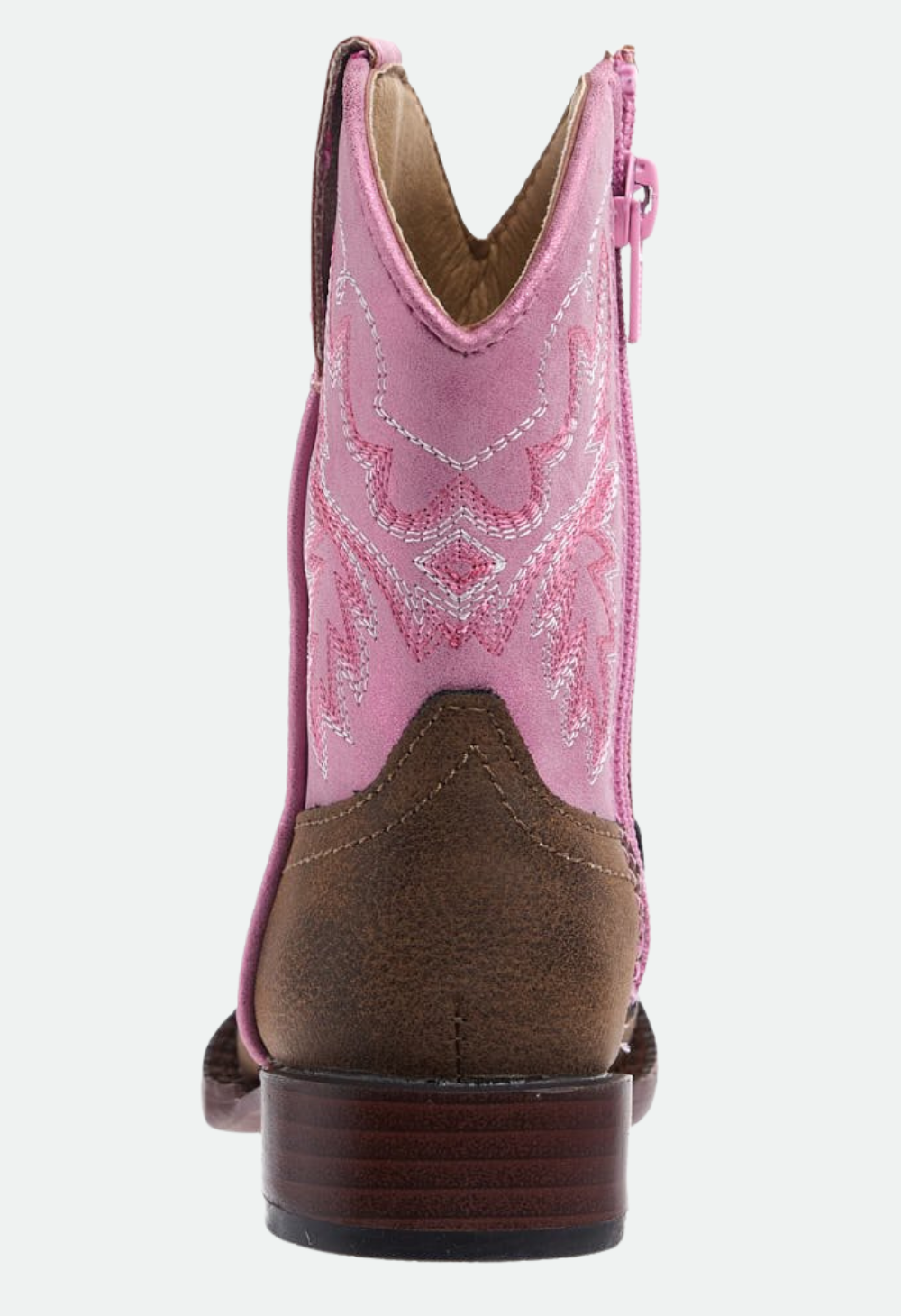 Roper Toddlers Gretchen Cowgirl Western Boot - Pink Tan