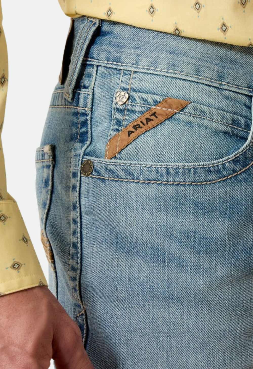 Ariat Mens M4 Relaxed Gus Boot Cut Jeans - Kayne