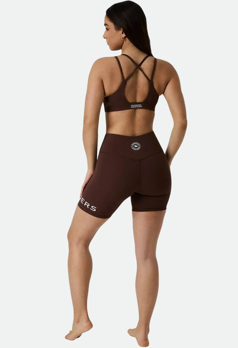 Ringers Western Women's Anikafit Signature Crop - Chocolate