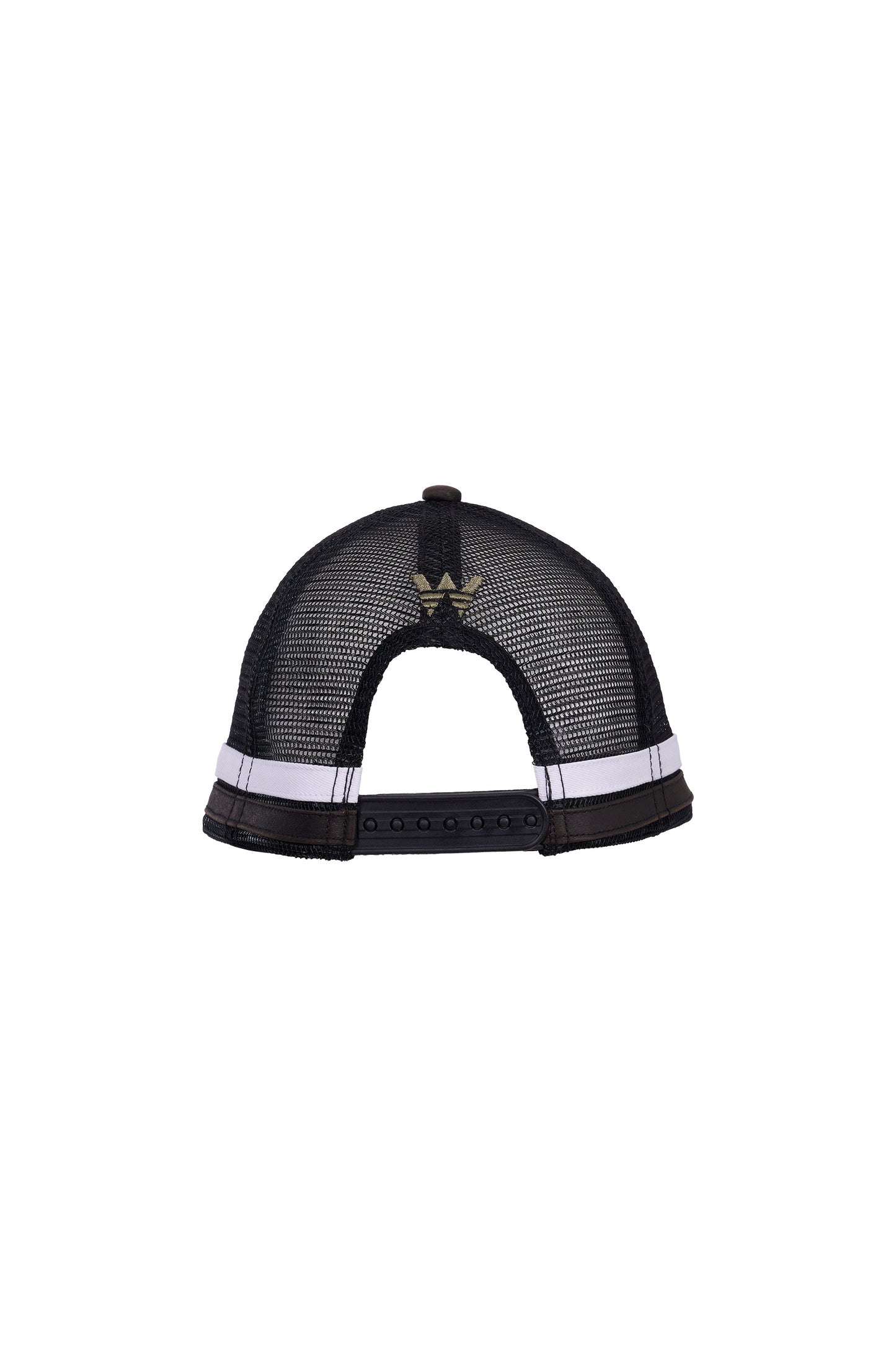 Wrangler Phil 6 Panel Trucker Cap - Black/Rustic Mulch