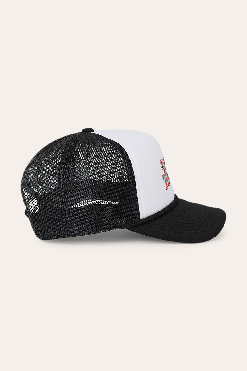 Ringers Western Roadsign Trucker Cap - Black / White