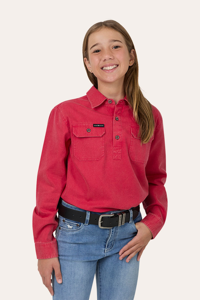 Ringers Western Unisex Youth Ord River Rugged Work Shirt