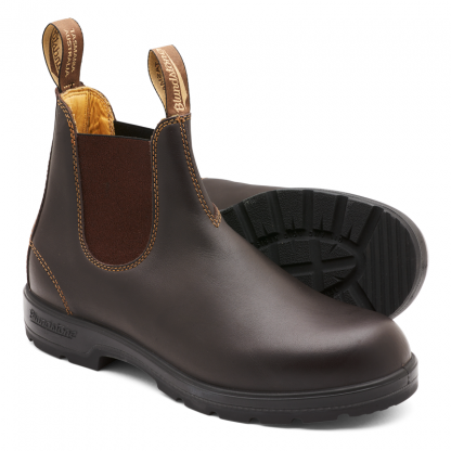 Blundstone 650 PU/TPU-Lined Elastic Sided V-Cut - Walnut