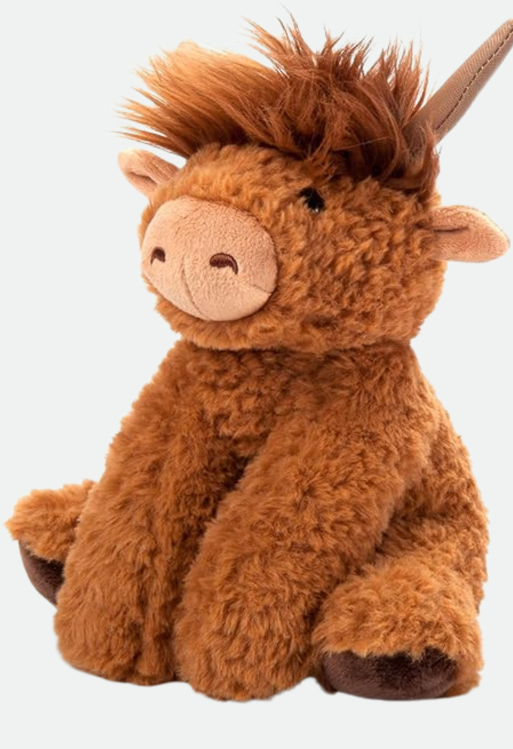 The Petting Zoo Wild Onez Highland Cow Plush – 9" Stuffed Animal