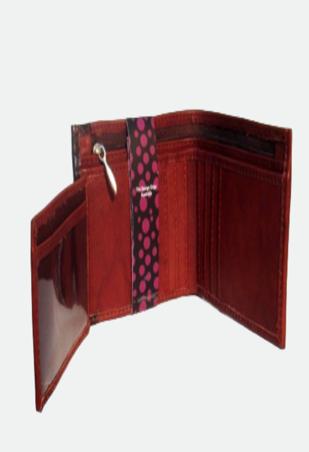 The Design Edge Men's Cow Leather Wallet