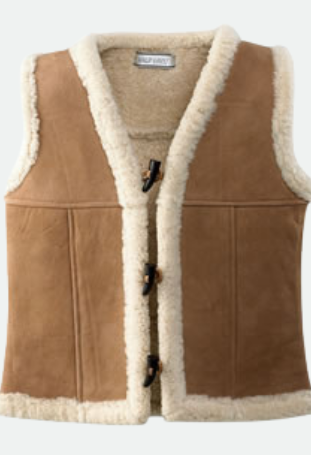 Wild Goose Ladies Toggle Sheepskin Vest