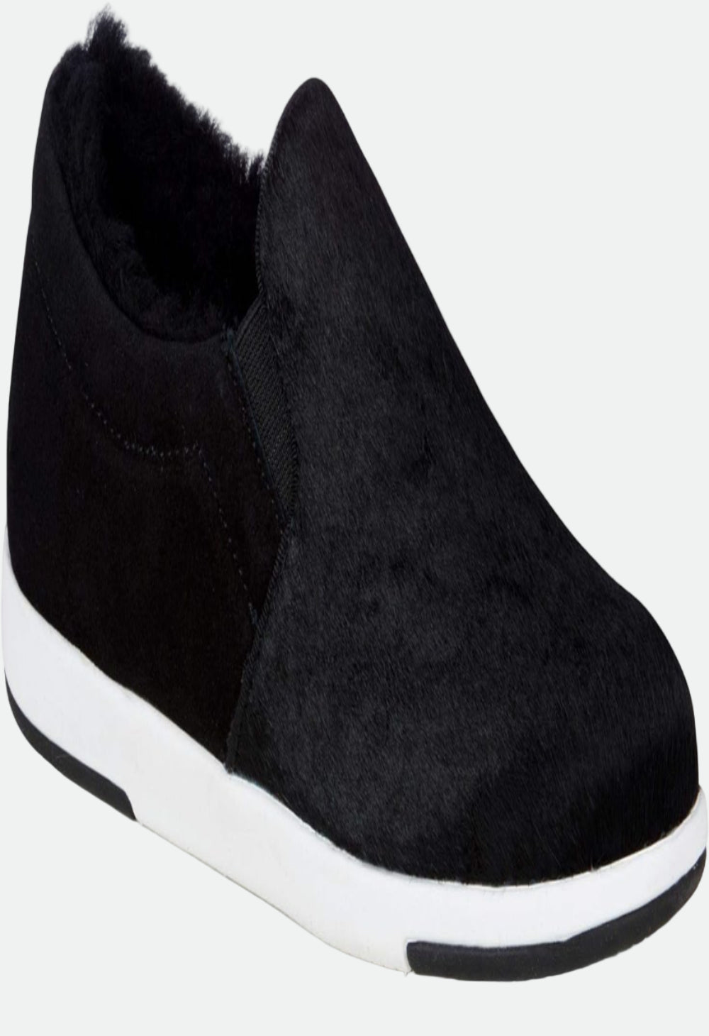 EMU Australia Brunswick Fur Shoe (Black) - FINAL SALE