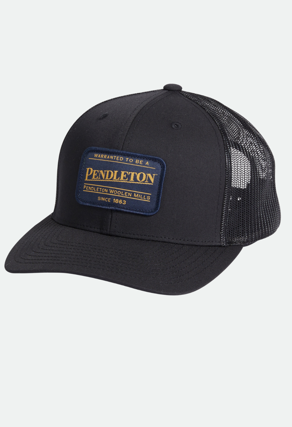 Pendleton Large Patch Trucker Cap Black