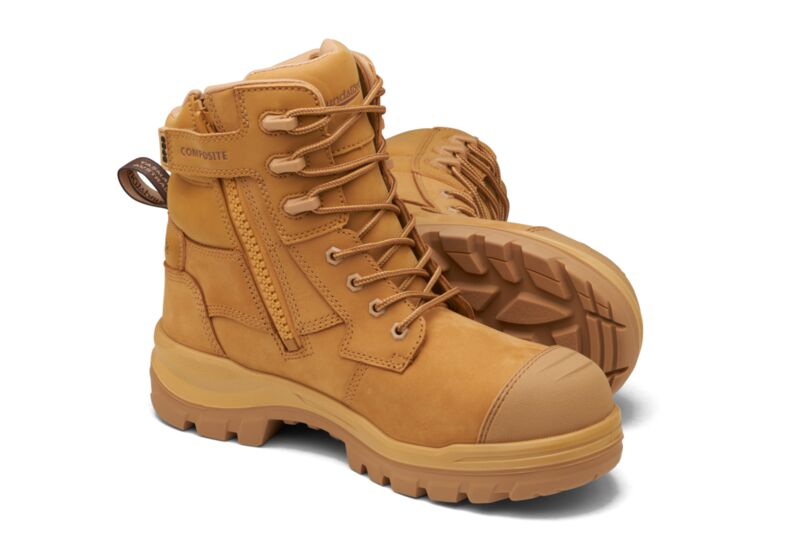 Blundstone 8560 TPU Comp Safety 6" Zip Lace Up Boot