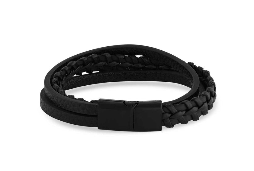 MONTANA SILVERSMITHS Stronger Than Ever Leather Bracelet