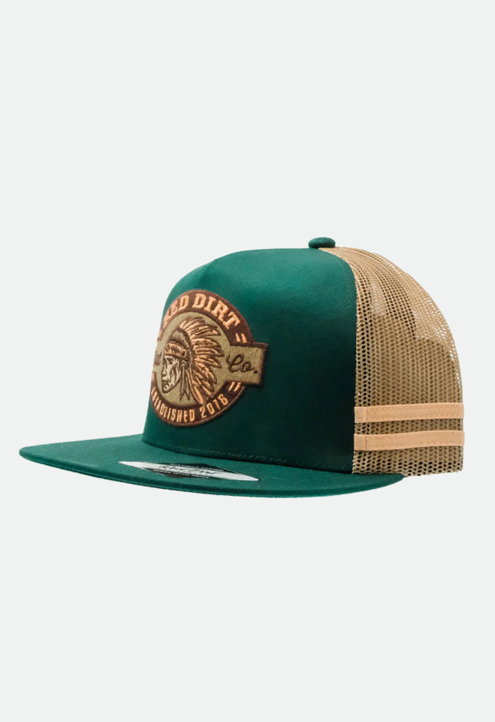 Red Dirt Hat Co. Dark Green/Khaki Big Chief Cap
