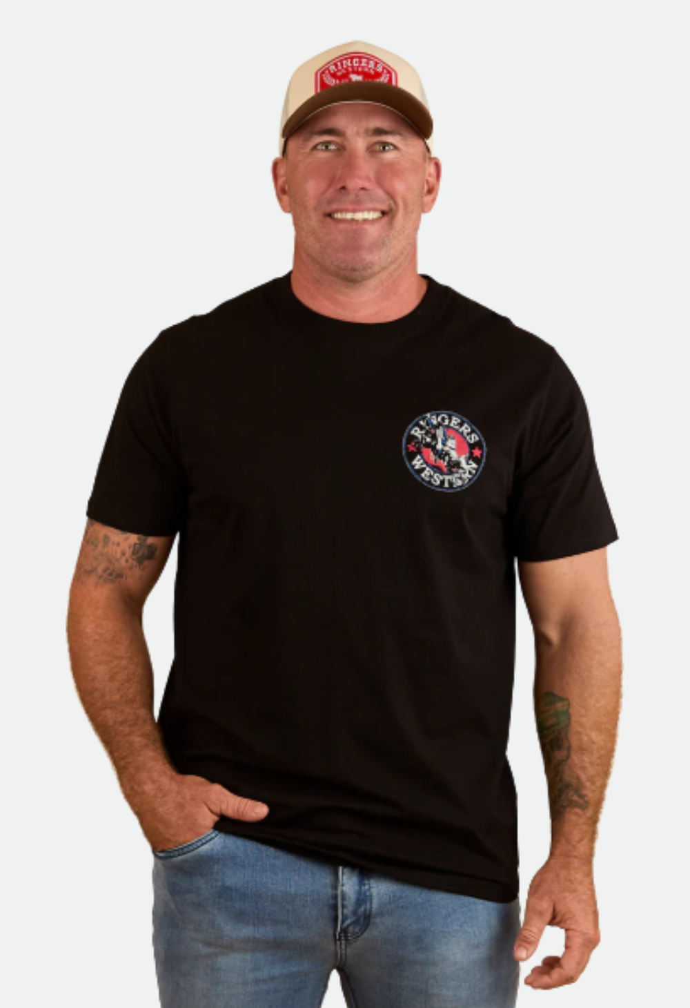 Ringers Western Men's Bucking Bull Loose Fit T-Shirt