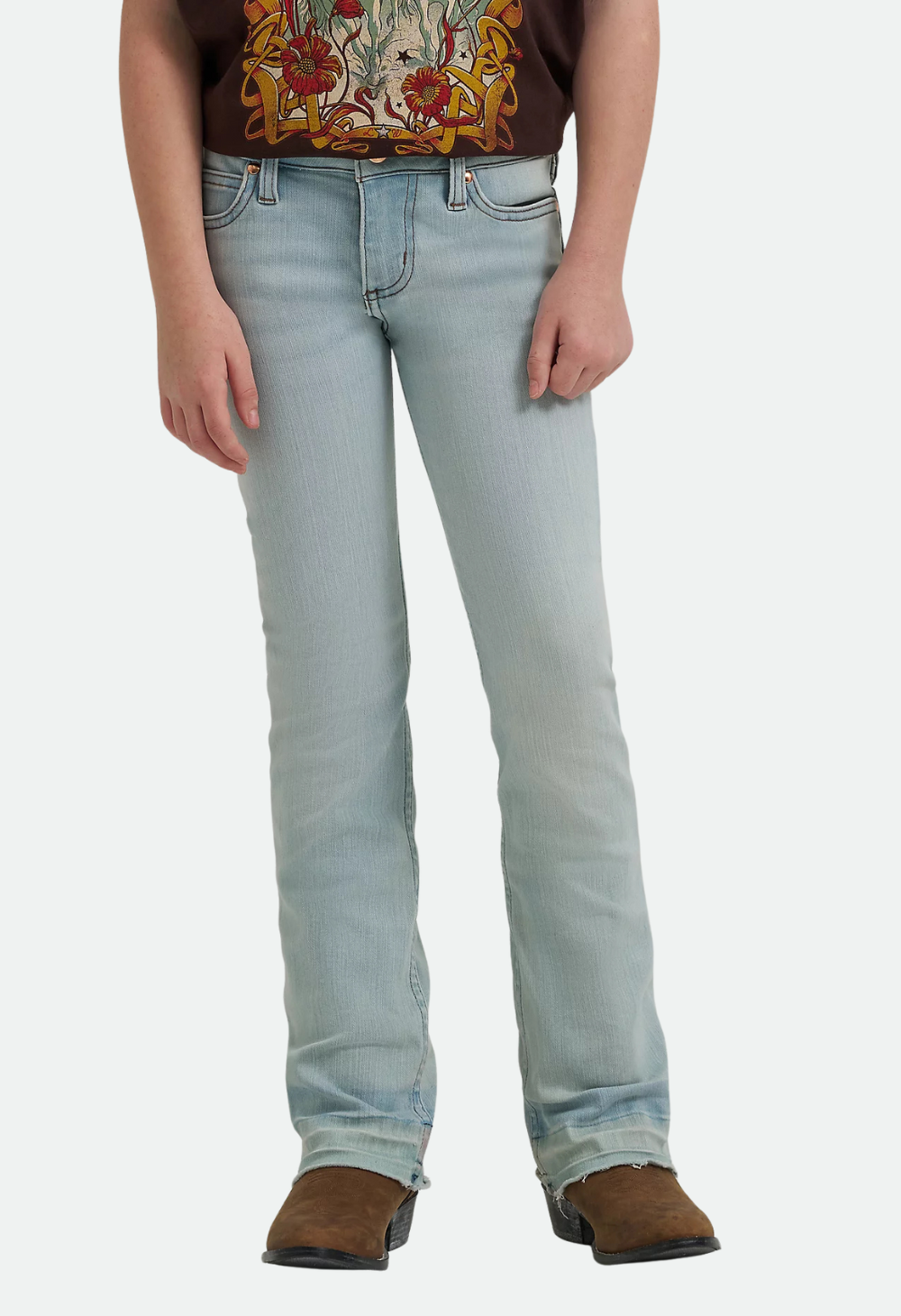 Wrangler x Girl's Lainey Wilson Raw Hem Boot Huggers