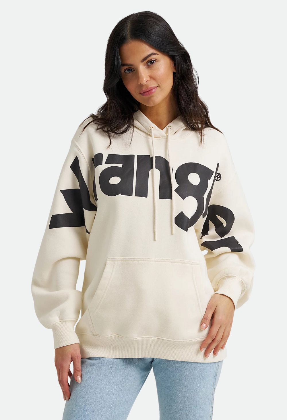 Women's Wrangler Bold Logo Hoodie - White