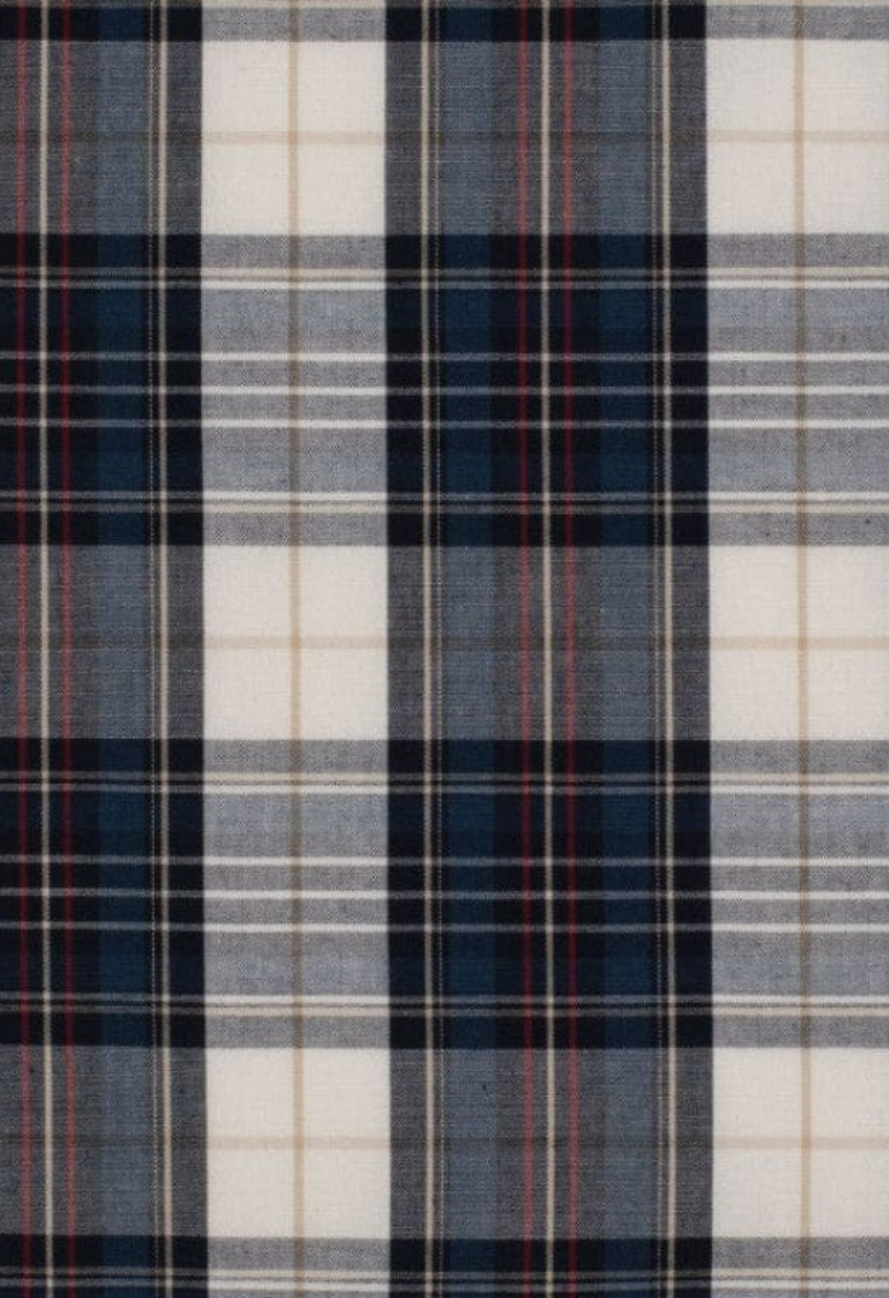 Just Country Romper Infant Frankie Full Button Plaid - Navy/Red