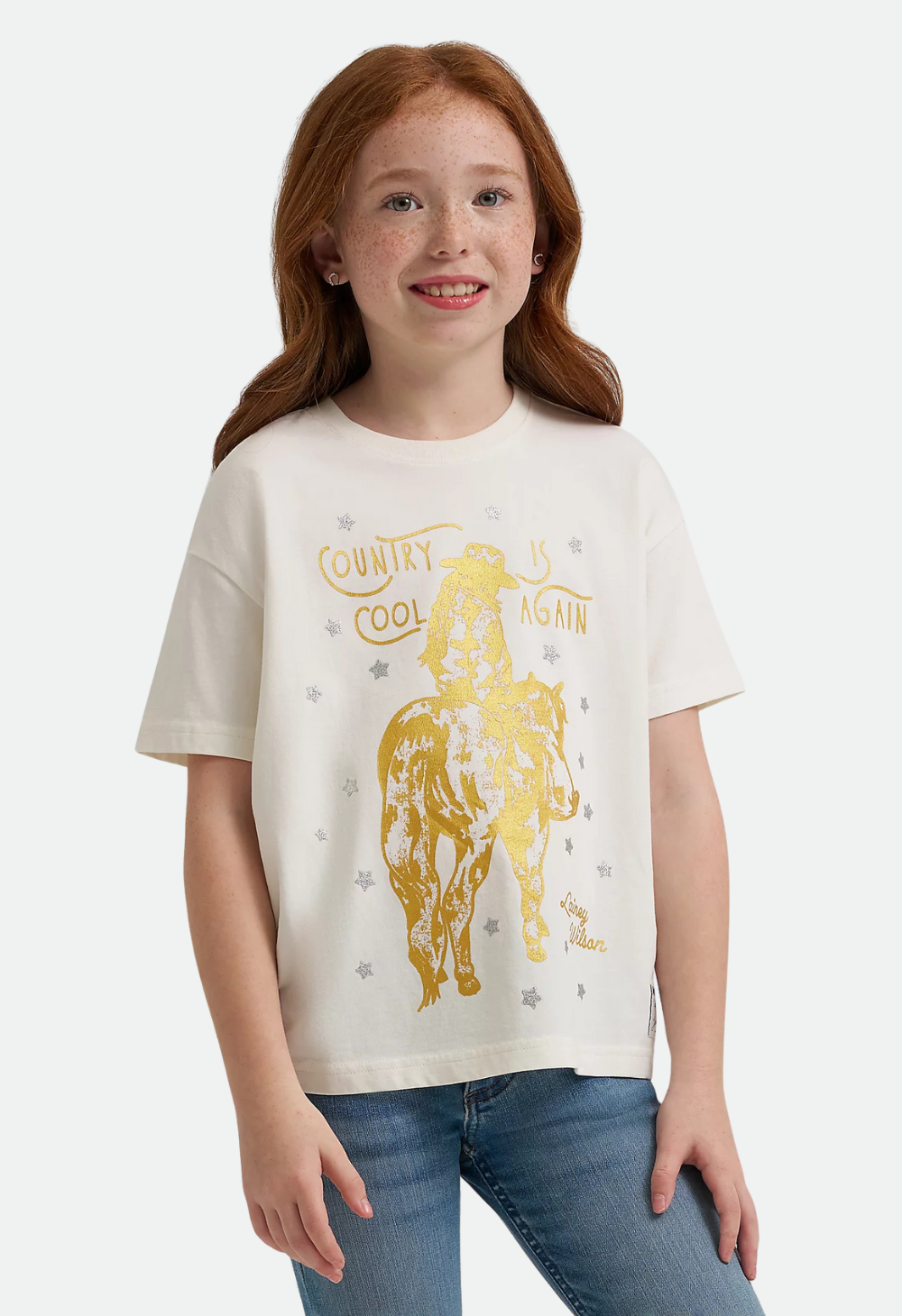Wrangler x Girl's Lainey Wilson Country Cool Oversized Tee