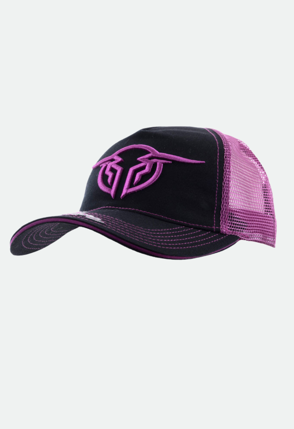 Bullzye Bullring Trucker Cap - Navy/Pink