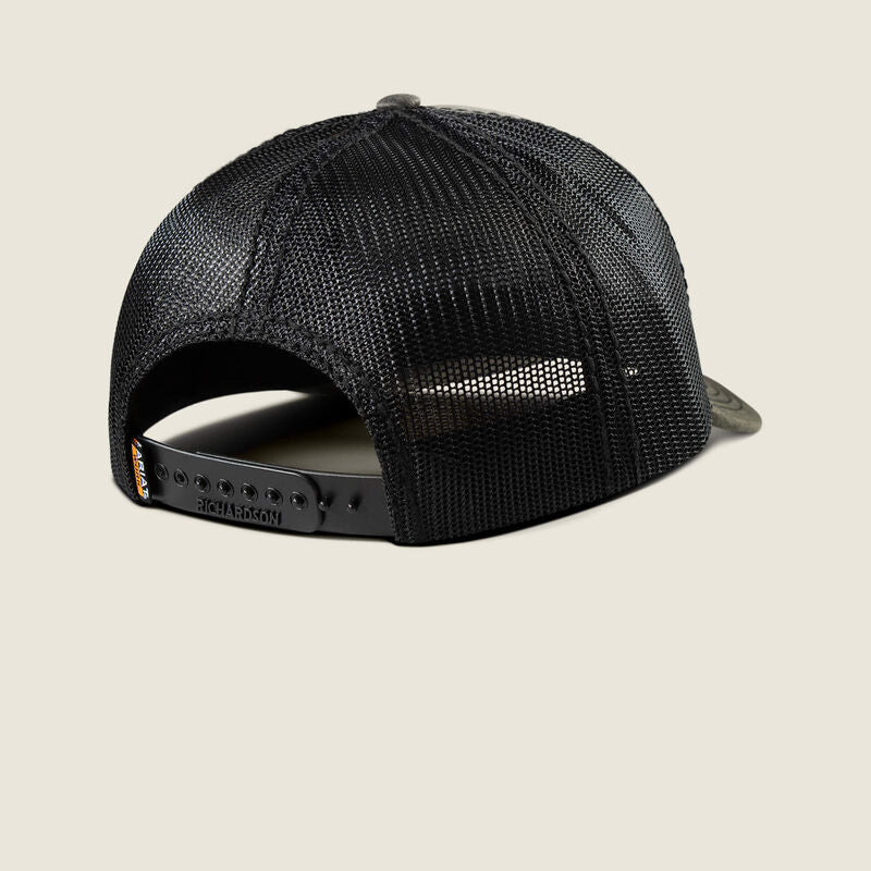 Ariat Mens Richardson 112 Work Hogs Snap Back Cap – Charcoal