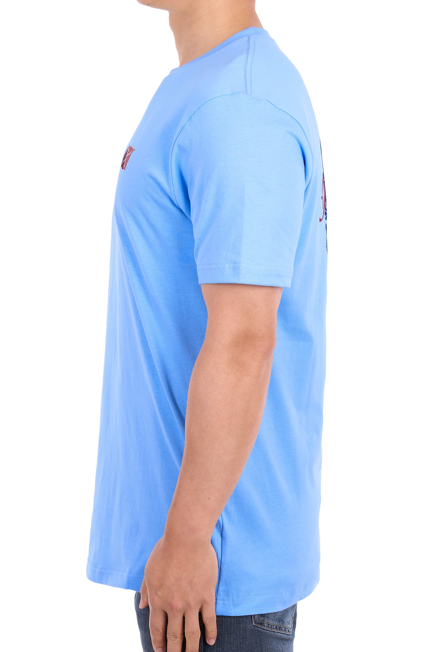 Twisted X Men's Cole Short Sleeve Tee - Light Blue