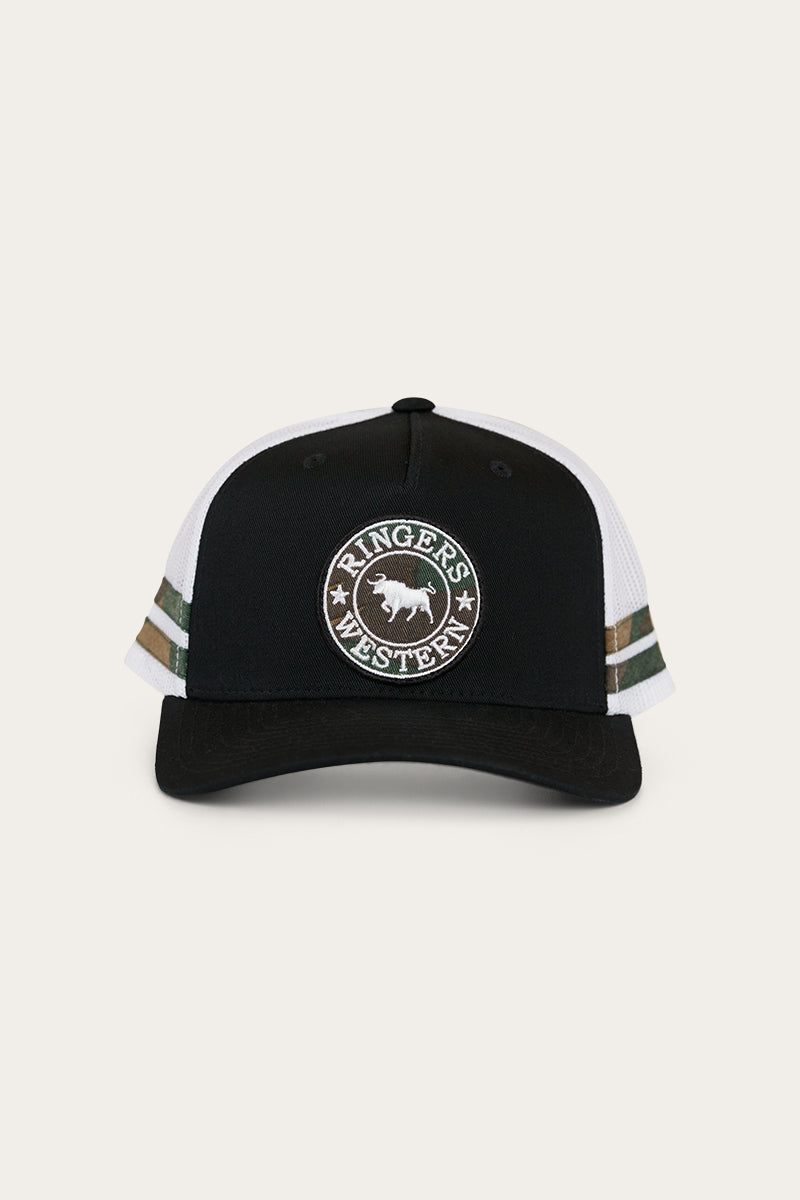 Ringers Western Kids McCoy Trucker Cap - Black/Camo