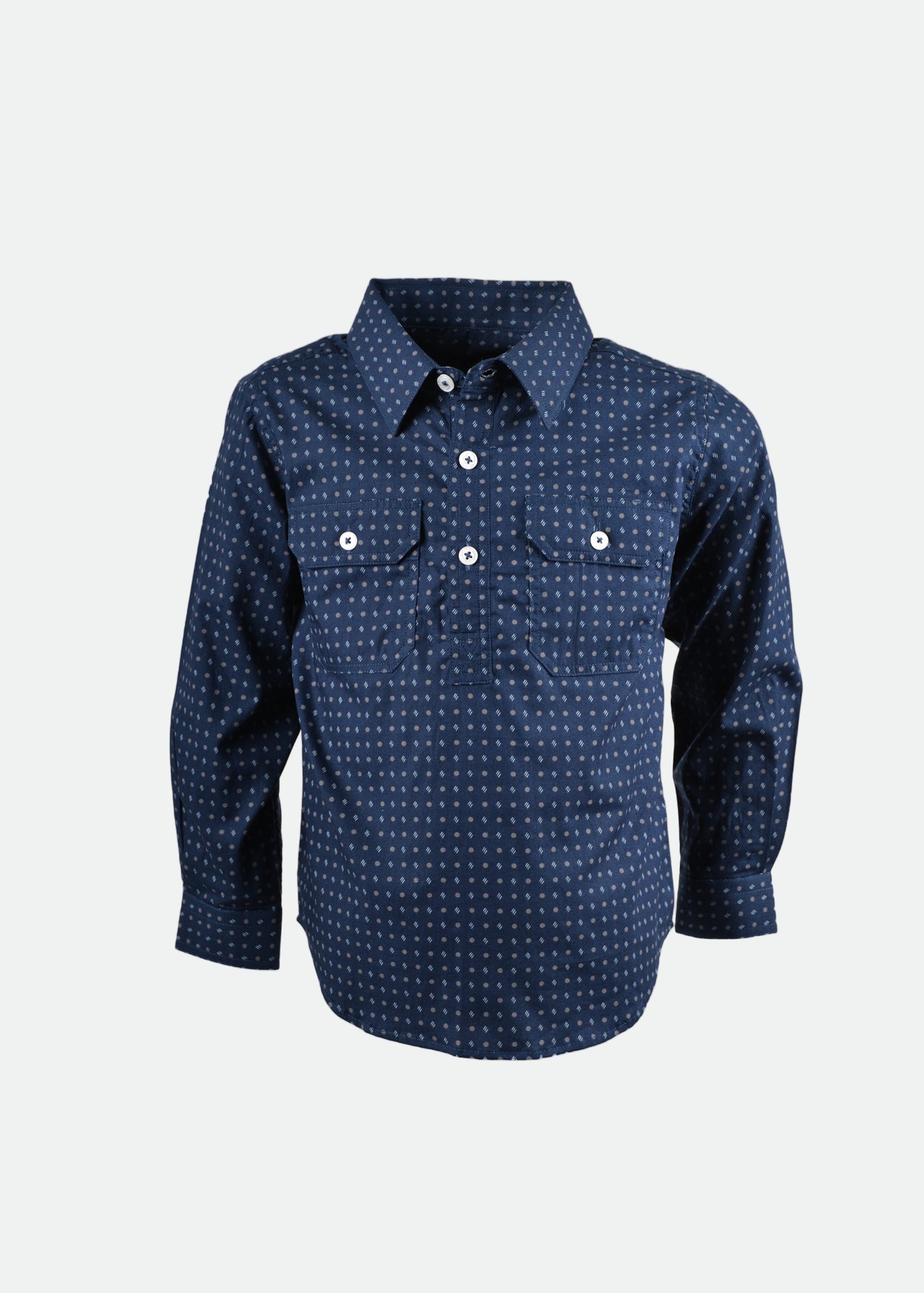 HARDSLOG KIDS ALEX SHIRT - NAVY