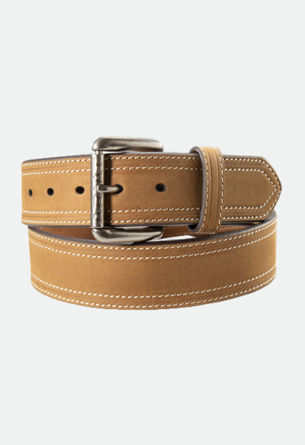 Ariat Men’s Work Belt 1½" Double Stitch Medium Brown