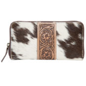 The Design Edge Tooling Leather Cowhide Zippered Wallet – Salta (AW21 )