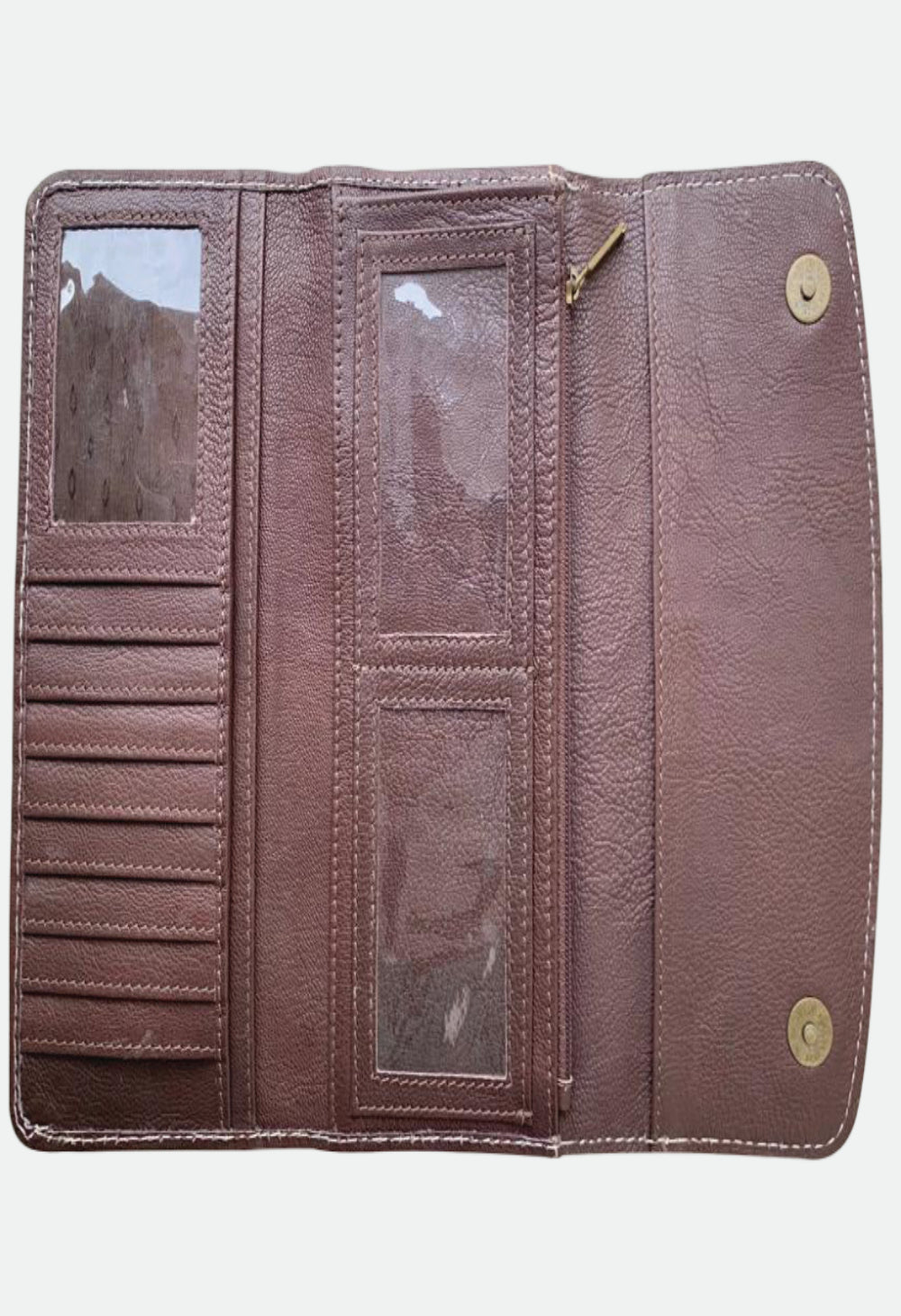 The Design Edge Tooling Leather Flap Cowhide Wallet – AW23