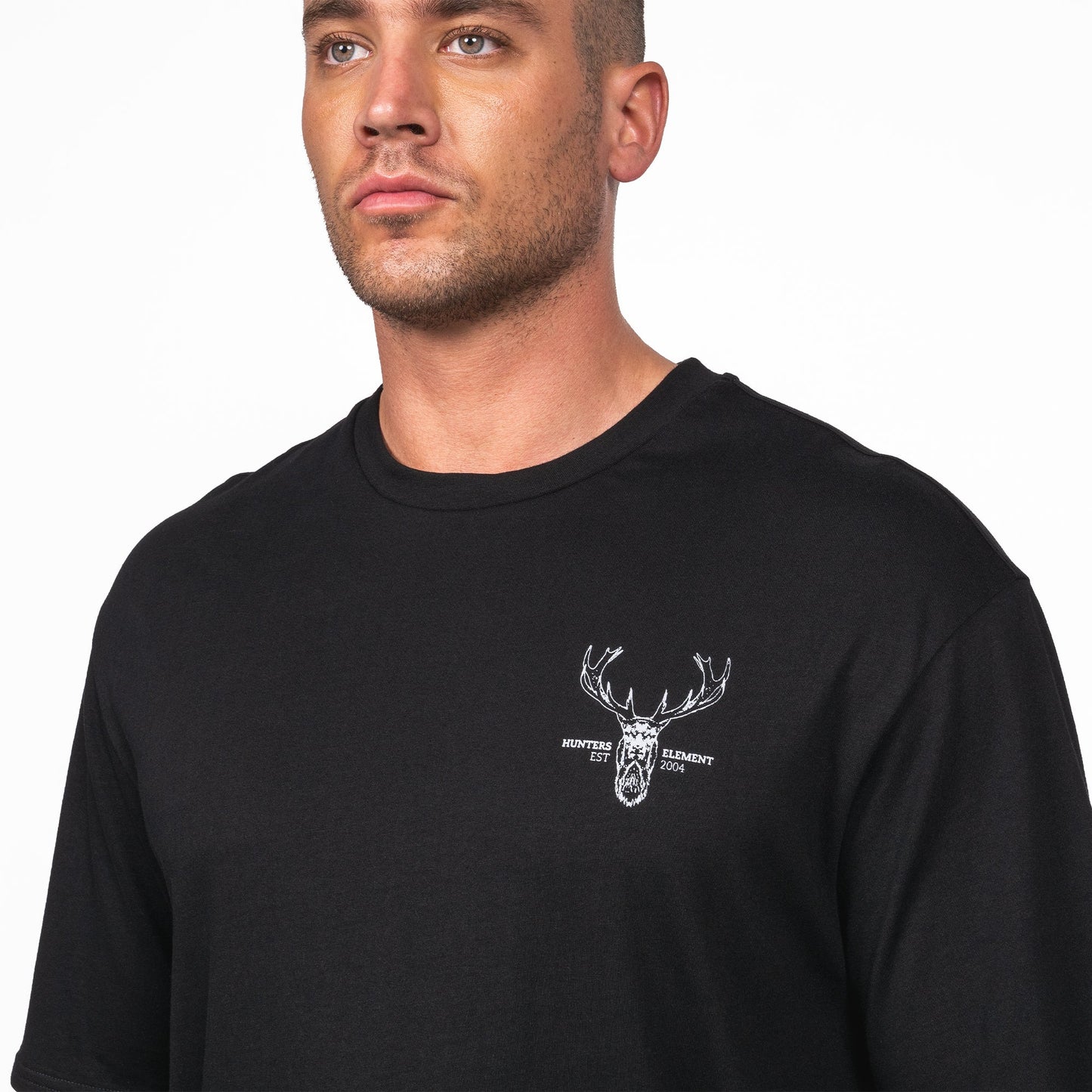 Hunter Element Alpha Stag Tee - Black