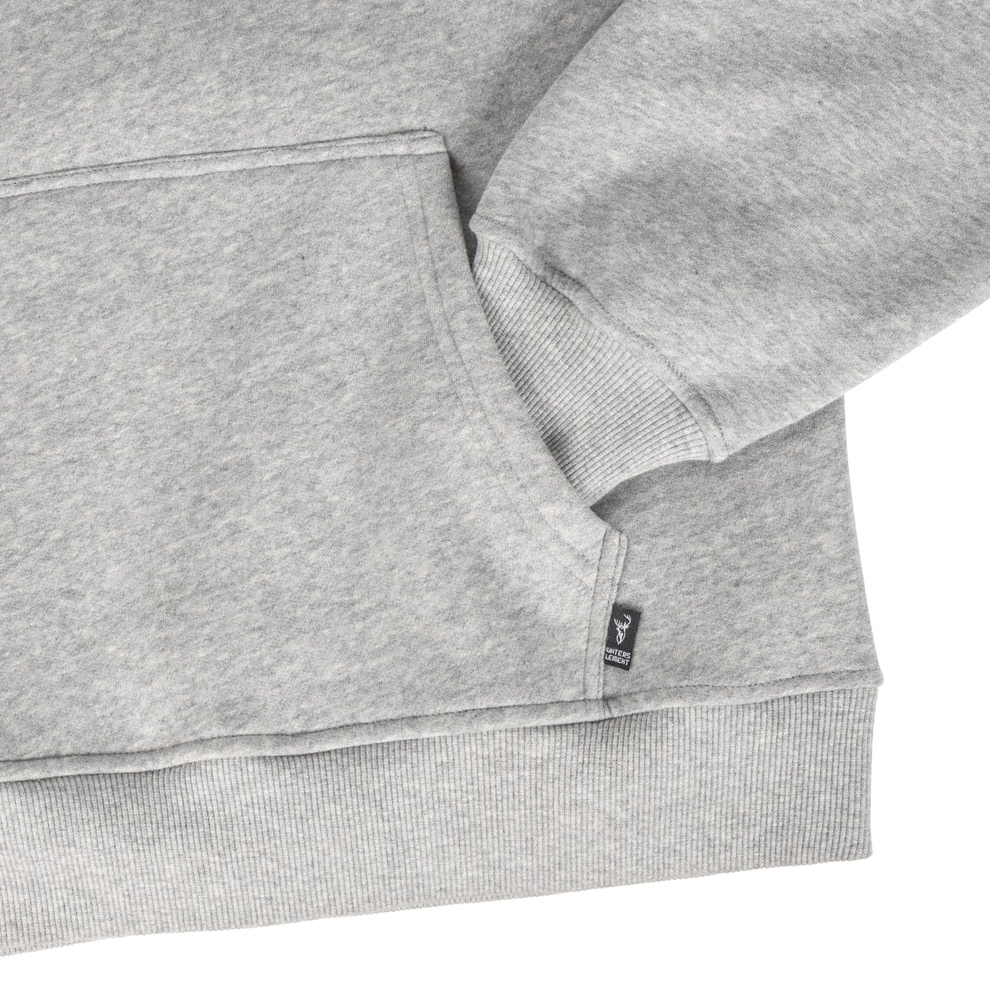 Hunters Element Men's Alpha Stag Hoodie - Grey Marle