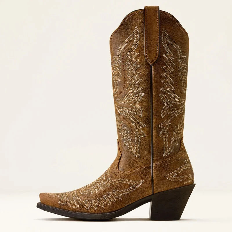 Ariat Women's Round Up Collins D Toe Brown Bomber