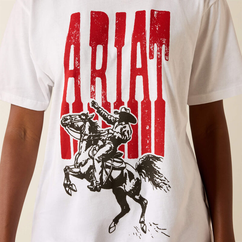 Ariat Women's Cowboy Comic T-Shirt - White