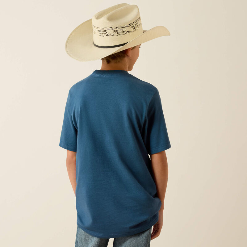 Ariat Boy's Flag Bronco T-Shirt - Key Largo