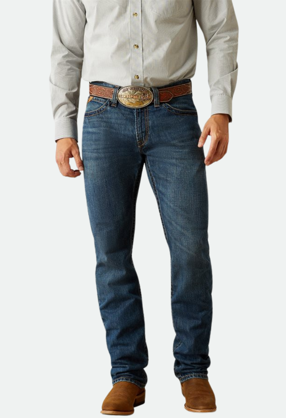 Ariat Men's M4 Relaxed Norwich Straight Leg Western Jean - Newton