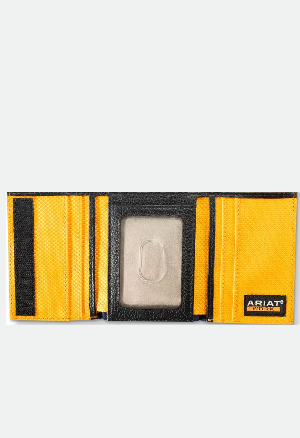 Ariat Western Mens Trifold Wallet Patch Blue