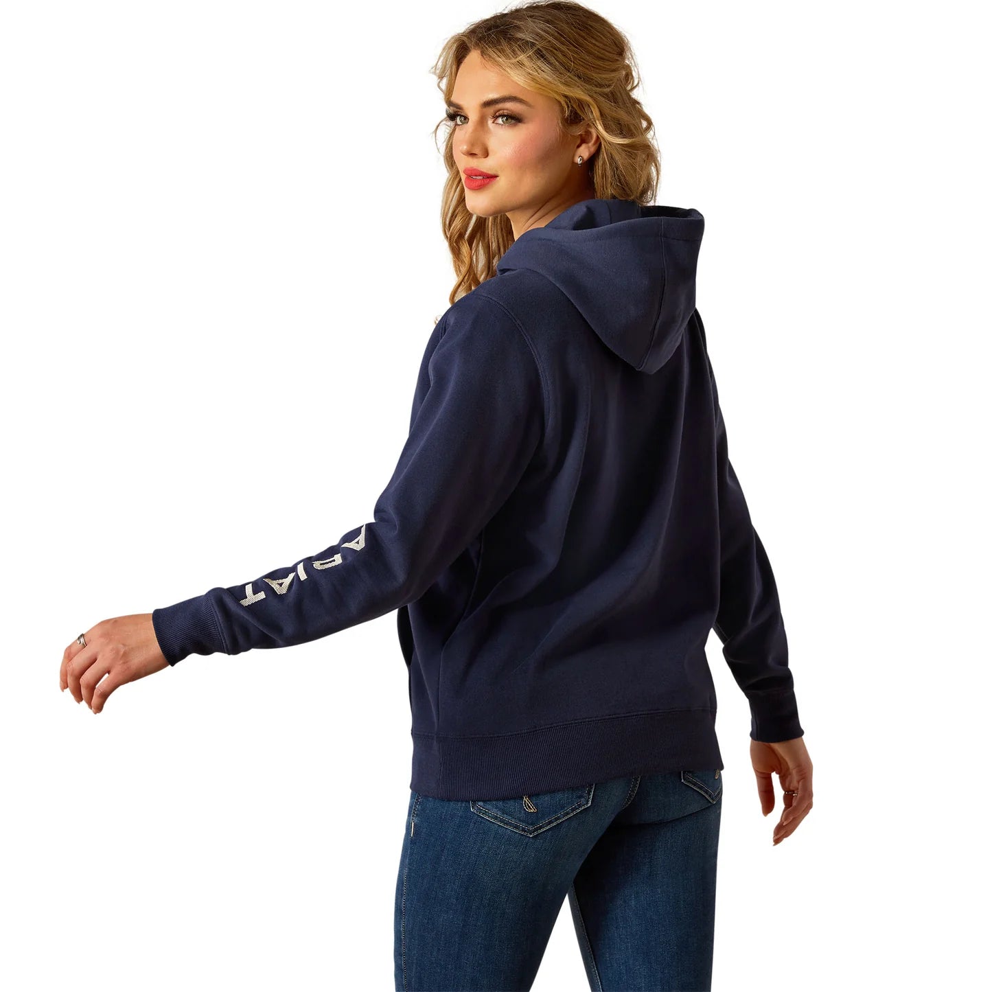 Ariat Ladies Logo 2.0 Black Iris Hoodie - Black