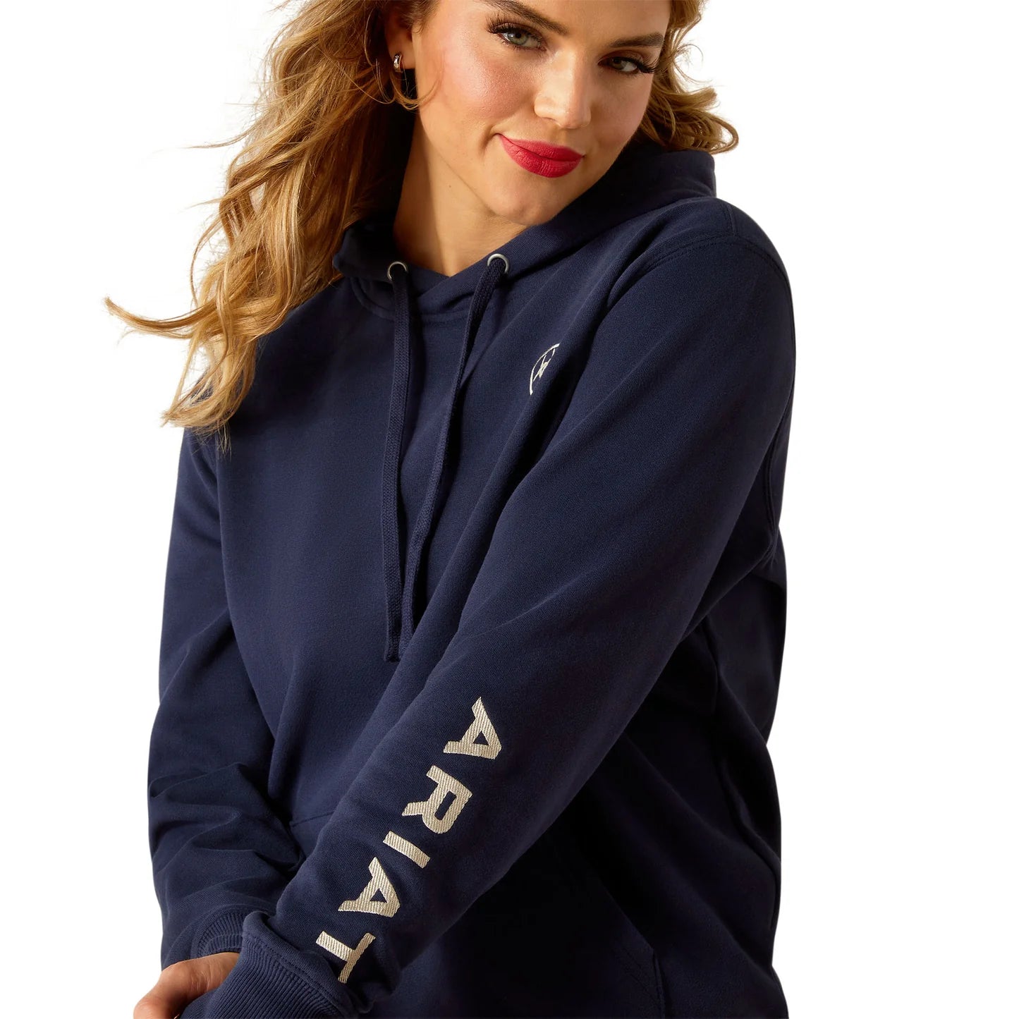 Ariat Ladies Logo 2.0 Black Iris Hoodie - Black